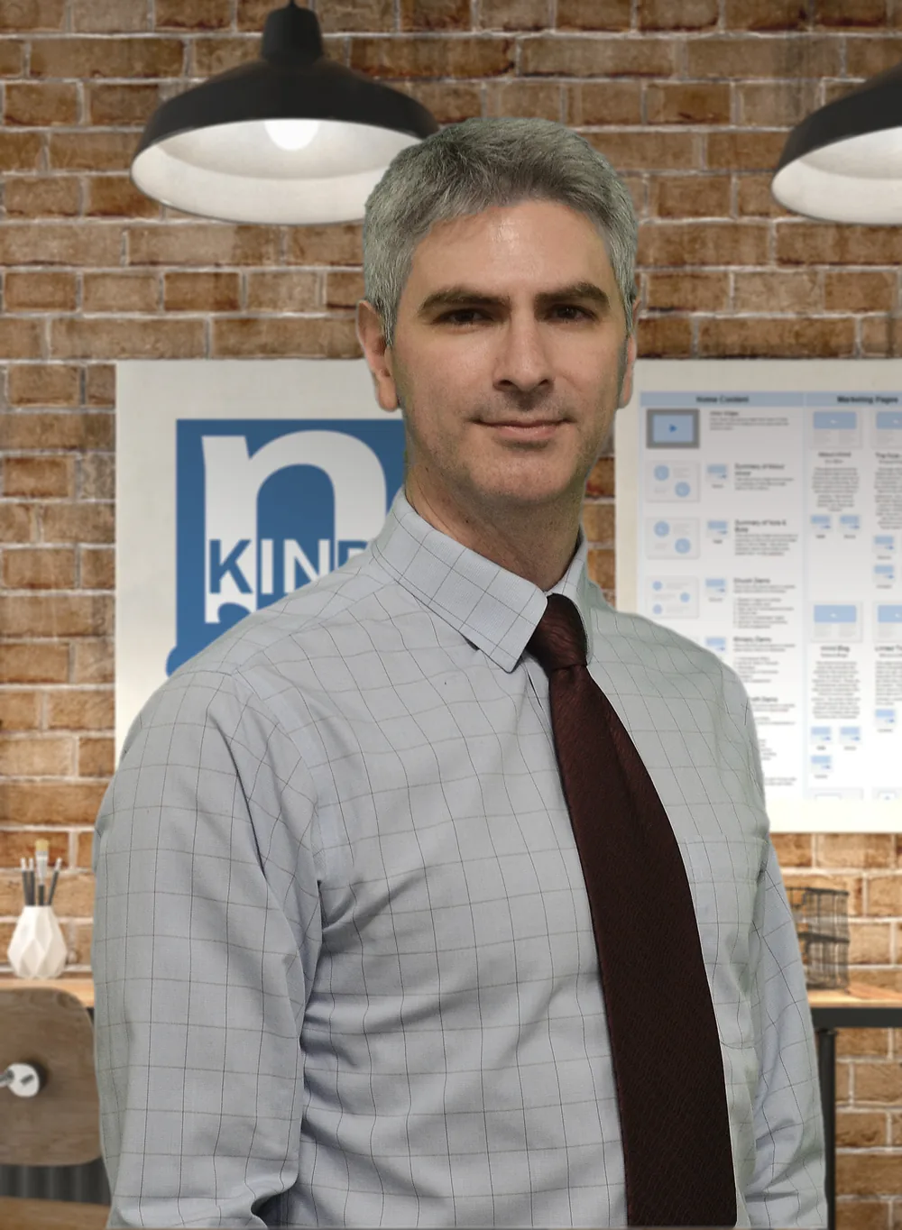 Doug Naufel in his office